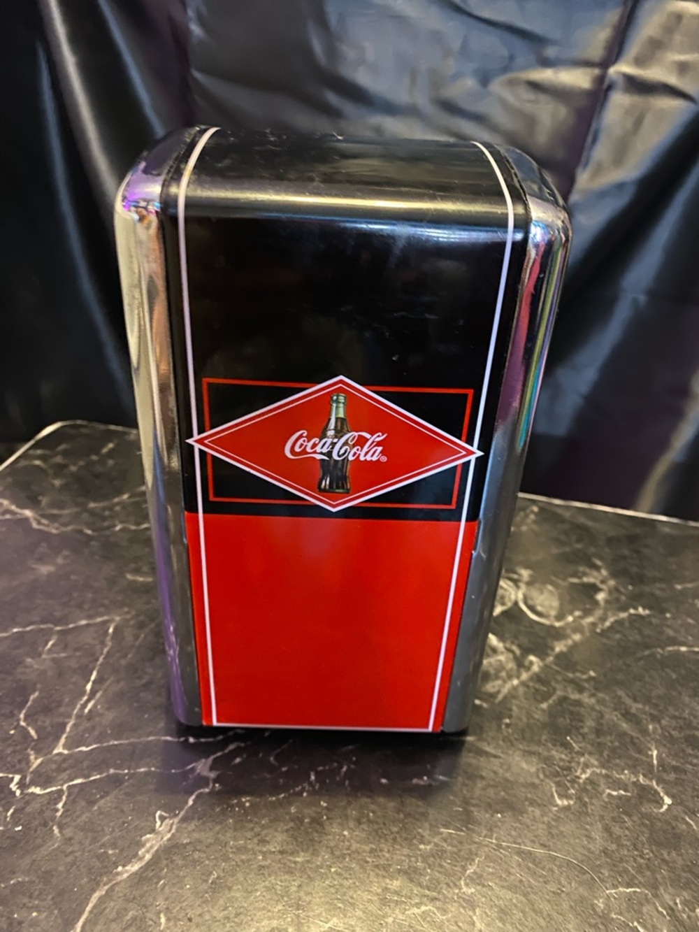 Coca-Cola Black and Red Retro Napkin Dispenser